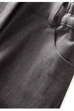 Pantalon en gabardine de lycra gris, 2-7 ans