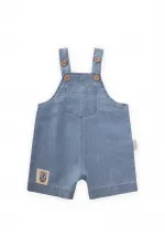 Denim Overalls with Suspenders for 0-3 Years Olds Blue