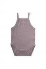 Askılı Zıbın 0-3 Yaş Lila