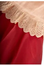 Two-Tone Lace Waist Dress for 2-7 Year Olds