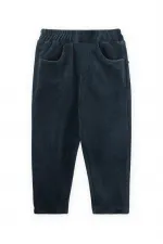 Fitilli Kadife Pantolon 1-8 Yaş Lacivert