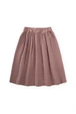 Organik Müslin Etek 2-8 Yaş Bakır