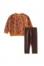 Ensemble legging et sweat-shirt, 2-10 ans, camel