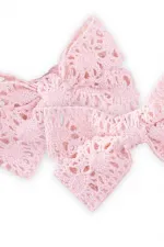 Dantel Örmeli İkili Toka Pudra