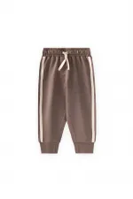 Şerit Detaylı Eşofman 1-10 Yaş Vizon