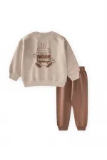 Babyc Chino Print Set 2-7 Years Beige