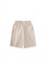 Flannel Capri Pants, 1-8 Years, Natural