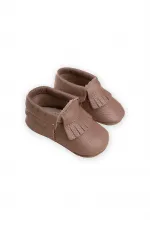 Deri Bebek Ayakkabı 17-21 Numara Bakır