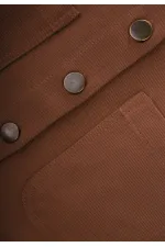 Gabardin Ceket 2-7 Yaş Kahve