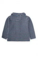 Jakarlı Mevsimlik Hırka 1-6 Yaş Lacivert