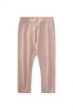 Collants côtelés rose poudré 0-5 ans