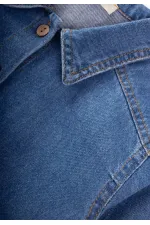 Kot Gömlek 2-7 Yaş Mavi