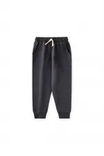 Survêtement à poches, 5-12 ans, anthracite