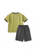 Kaprili T-Shirt Takım 2-10 Yaş Lime Kaprili T-Shirt Takım 2-10 Yaş Lime