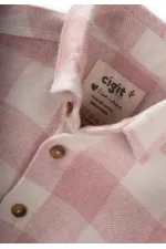 Oduncu Gömleği 1-9 Yaş Pembe Ekose