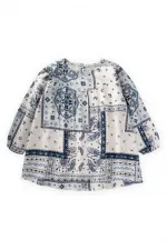 Modèle de robe à motifs pour enfant de 2 à 6 ans et patron de châle