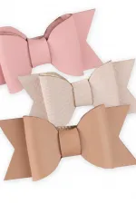 Üç Kurdeleli Toka Seti Karışık Renkli 1