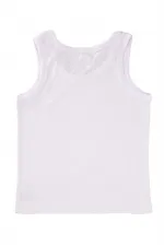 Üçlü Geniş Askılı Atlet 2-9 Yaş Beyaz