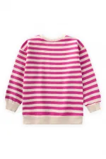 Çizgili Tunik 2-10 Yaş Fuşya