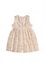 Combinaison en viscose à motifs, 2-8 ans, beige