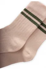 Çemberli Soket Çorap 2-9 Yaş Haki Yeşil