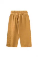 Müslin Pantolon 1-10 Yaş Hardal Sarı