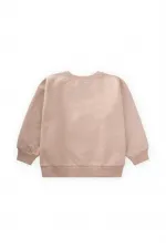 Süzene Embroidered Sweatshirt 1-7 Years Beige