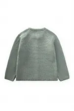 Gilet en maille Links, vert menthe, 1-5 ans