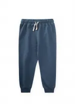 Ensemble de survêtement basique saisonnier bleu marine pour enfants de 2 à 10 ans