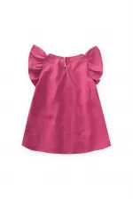 Pilikaşe Bluz 2-8 Yaş Fuşya