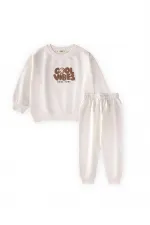 Cool Vibes Printed Set, Ages 2-7, Ecru