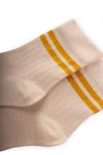Çemberli Soket Çorap 2-9 Yaş Hardal Sarı