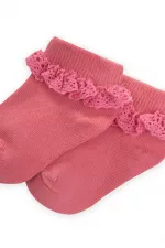 Dantalli Bebe patik Çorabı 0-4 Yaş Yavruağzı