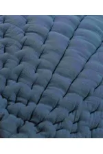 Tapis d'éveil bébé en mousseline 105 x 80 cm (lavé) indigo