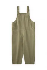 Gabardin Salopet 2-7 Yaş Olive