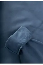 Ensemble cardigan basique et sweat-shirt à détails, bleu indigo, 3-8 ans