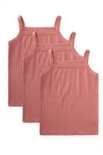 Triple Strap Undershirt 2-9 Years Old Baby's Mouth