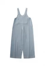 Roba Komple Nakışlı Keten Salopet 2-7 Yaş Mavi