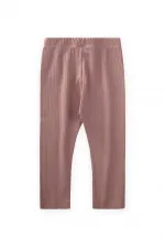 Collants côtelés 0-5 ans Cuivre