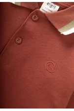 T-shirt à manches longues et col polo pour enfants de 2 à 14 ans