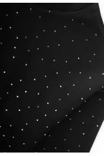 Komple Taşlı Modal Takım 2-7 Yaş Siyah