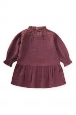 Elbise 2-10 Yaş Mürdüm