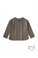 Uzun Kollu Mevsimlik T-Shırt 1-7 Yaş Vizon