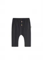 Faux Eggplant Pattern Baby Tracksuit 0-3 Years Black