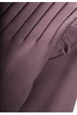 T-shirt côtelé à détails, couleur cuivre, 3-10 ans