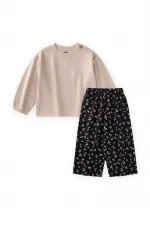 Ensemble de t-shirts à manches longues, 2-7 ans, blanc cassé