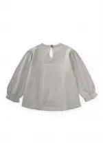 Flower Embroidered Long Sleeve T-Shirt for 1-7 Years Old