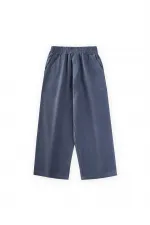 Kadife Pantolon 4-12 Yaş Lacivert