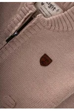 Gilet en maille avec poches, 2-11 ans, beige