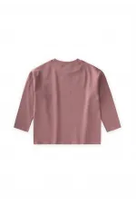 Etiket Detaylı Mevsimlik T-Shırt 2-10 Yaş Bakır